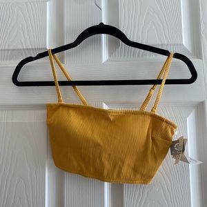 Roxy yellow bikini top
